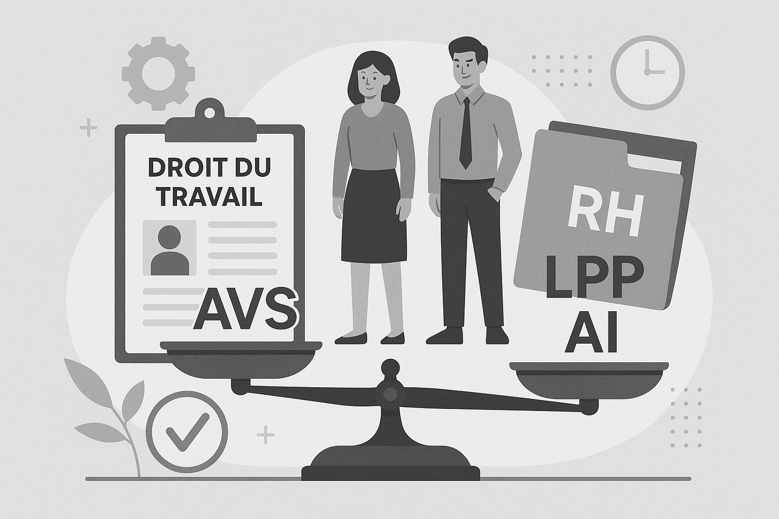 Droit du travail RH AVS AI LPP